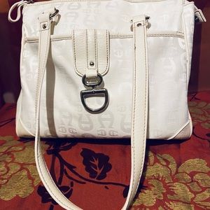 Aigner white purse